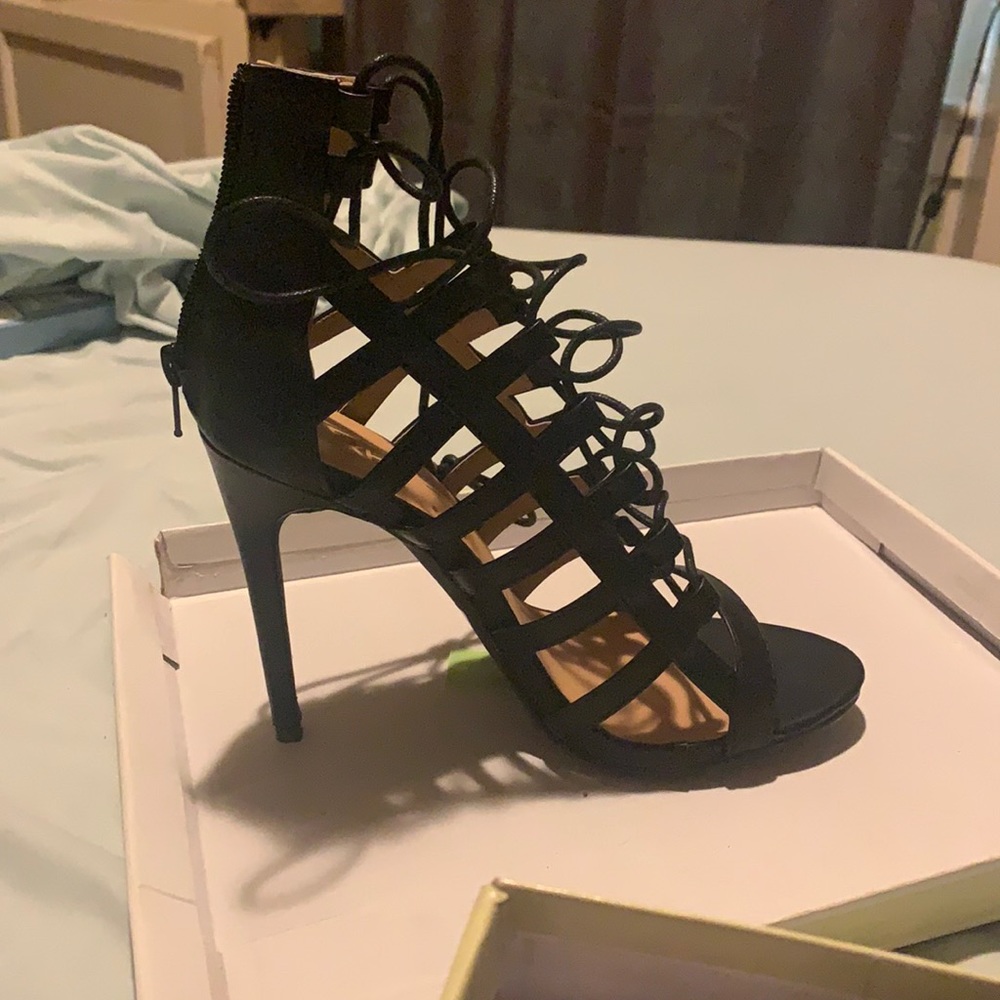 Black heels